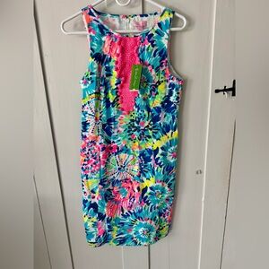 Lilly Pulitzer Multicolored Sleeveless Dress with Embroidered Top